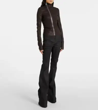 Rick Owens Gary leather jacket | Thumbnail 4