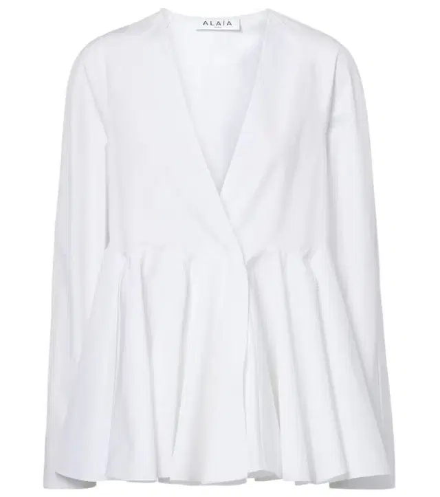 Alaia Alaïa Flare cotton blouse