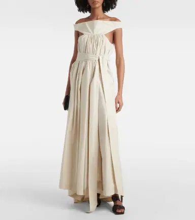 Rick Owens Chalice cutout cotton poplin maxi dress | Thumbnail 6