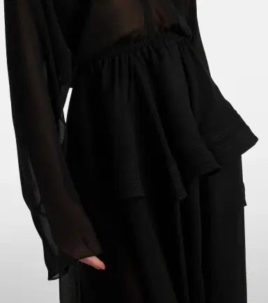 Alaïa Alaïa Peplum midi dress | Thumbnail 2