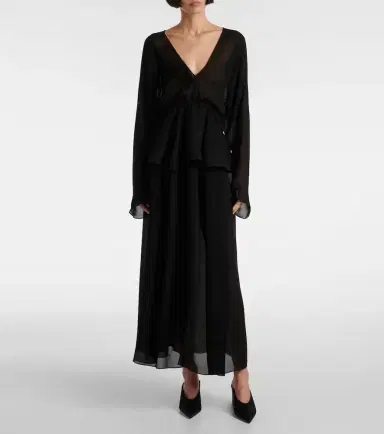 Alaïa Alaïa Peplum midi dress | Thumbnail 5