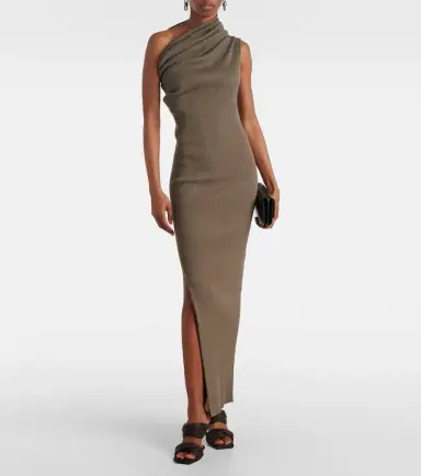 Rick Owens One-shoulder maxi dress | Thumbnail 4