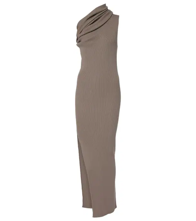 Rick Owens One-shoulder maxi dress