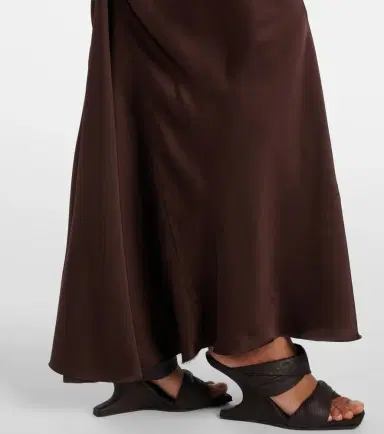 Rick Owens Satin maxi skirt | Thumbnail 4
