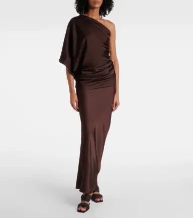 Rick Owens Satin maxi skirt | Thumbnail 5