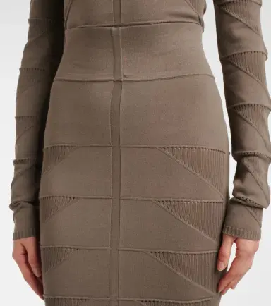 Rick Owens Jersey pencil skirt | Thumbnail 4