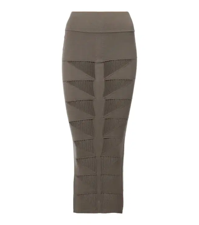 Rick Owens Jersey pencil skirt