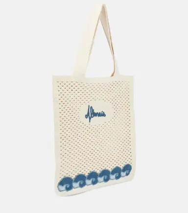 ALÉMAIS Alémais Splash appliqué crochet tote bag | Thumbnail 5
