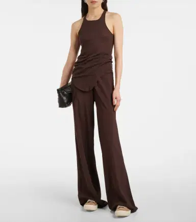 Rick Owens Ribbed-knit cotton tank top | Thumbnail 3
