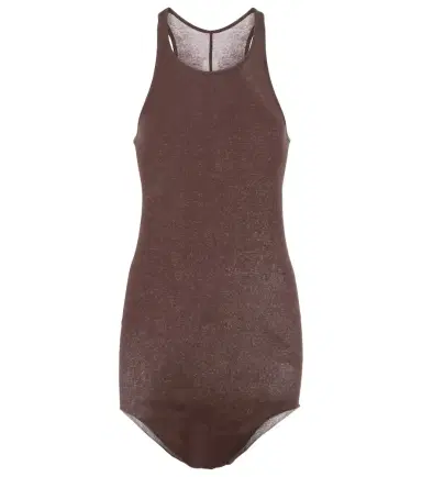 Rick Owens Ribbed-knit cotton tank top | Thumbnail 1