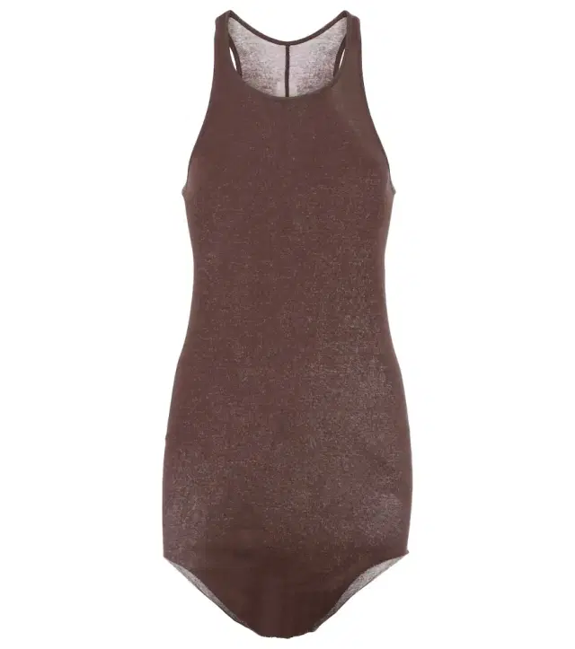 Rick Owens Ribbed-knit cotton tank top