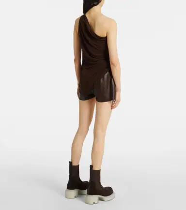 Rick Owens Athena one-shoulder top | Thumbnail 3