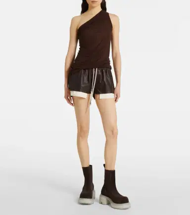 Rick Owens Athena one-shoulder top | Thumbnail 4