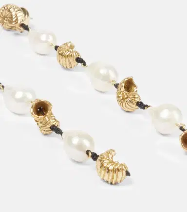 ALÉMAIS Alémais Reverie drop earrings with pearls | Thumbnail 3