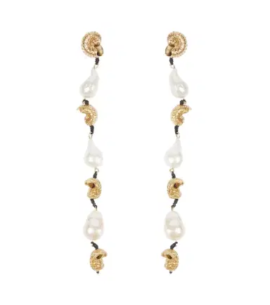 ALÉMAIS Alémais Reverie drop earrings with pearls | Thumbnail 1