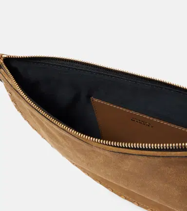 Isabel Marant Oskan Soft Zipped suede shoulder bag | Thumbnail 2