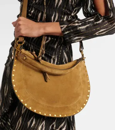 Isabel Marant Oskan Soft Zipped suede shoulder bag | Thumbnail 4
