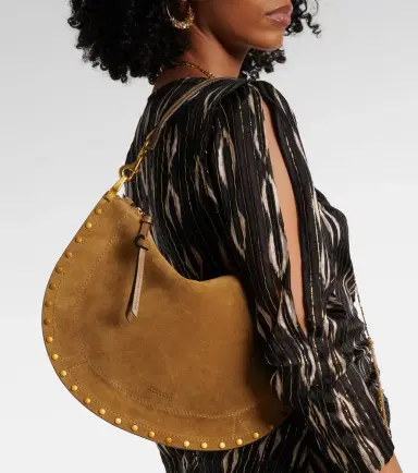 Isabel Marant Oskan Soft Zipped suede shoulder bag | Thumbnail 6