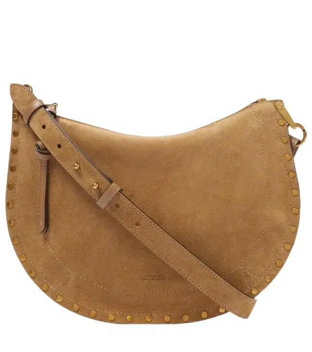 Oskan Soft Zipped suede shoulder bag