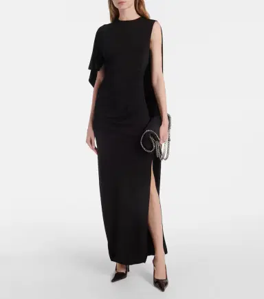 Stella McCartney Caped ruched gown | Thumbnail 2