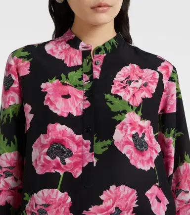 Stella McCartney Poppy floral silk shirt | Thumbnail 3