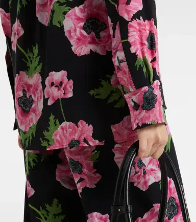 Stella McCartney Poppy floral silk shirt | Thumbnail 4