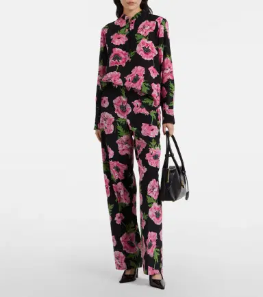 Stella McCartney Poppy floral wide-leg pants | Thumbnail 2