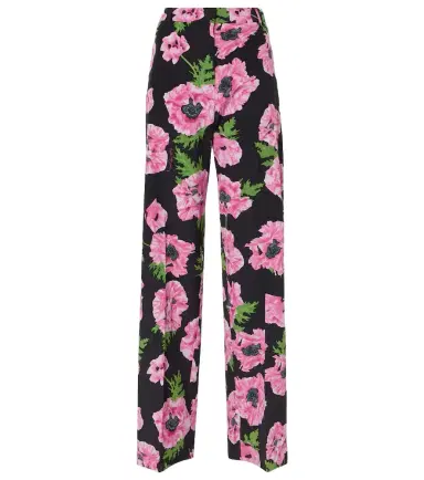 Stella McCartney Poppy floral wide-leg pants | Thumbnail 1