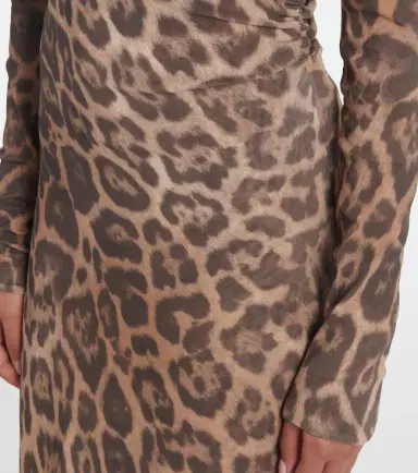 Stella McCartney Leopard-print midi dress | Thumbnail 3