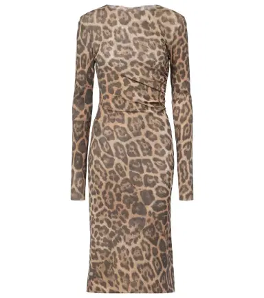 Stella McCartney Leopard-print midi dress | Thumbnail 1