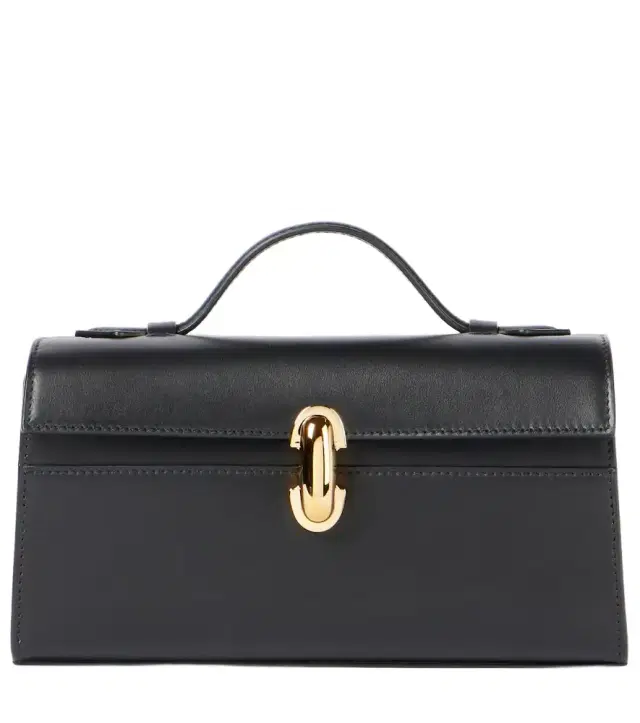 Savette Symmetry Pochette leather tote bag