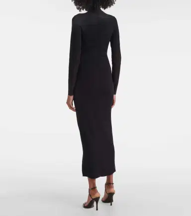 Stella McCartney Miracle mesh-paneled knitted maxi dress | Thumbnail 4