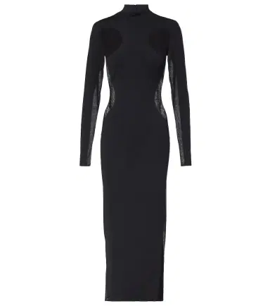 Stella McCartney Miracle mesh-paneled knitted maxi dress | Thumbnail 1