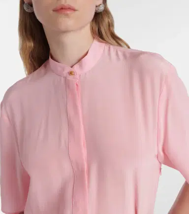 Stella McCartney Iconic silk midi dress | Thumbnail 4