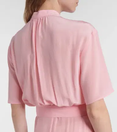 Stella McCartney Iconic silk midi dress | Thumbnail 7
