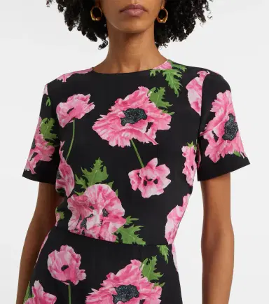 Stella McCartney Iconic floral ruffled silk minidress | Thumbnail 3