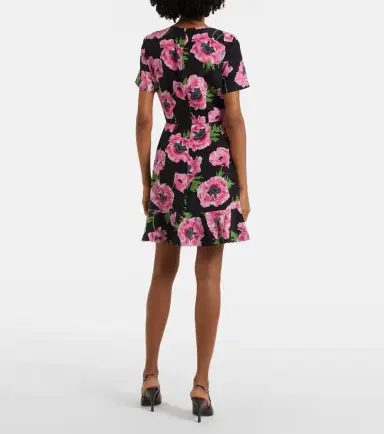 Stella McCartney Iconic floral ruffled silk minidress | Thumbnail 5