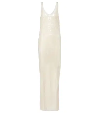 Stella McCartney Sheer sequined maxi dress | Thumbnail 1
