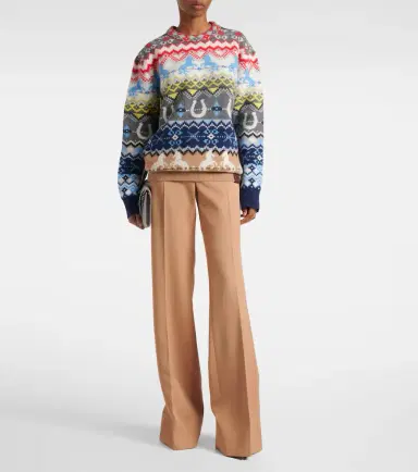 Stella McCartney Fair Isle intarsia wool sweater | Thumbnail 3