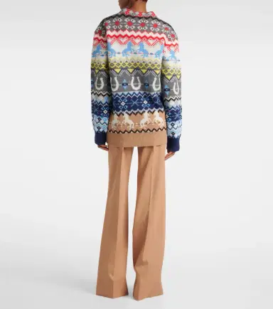 Stella McCartney Fair Isle intarsia wool sweater | Thumbnail 4