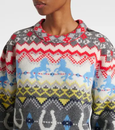 Stella McCartney Fair Isle intarsia wool sweater | Thumbnail 5