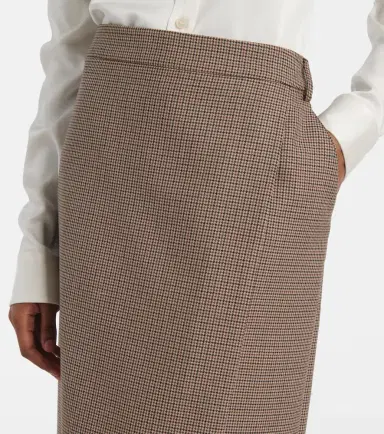 Stella McCartney Houndstooth wool pencil skirt | Thumbnail 2