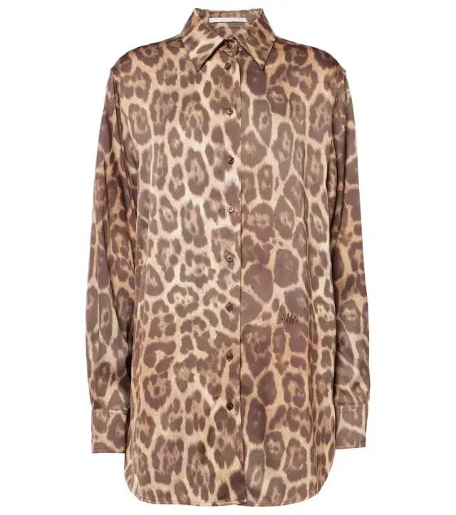 Stella McCartney Leopard-print shirt