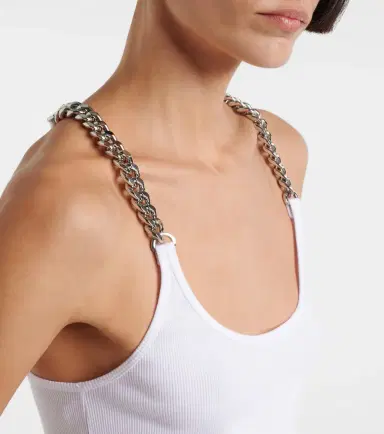 Stella McCartney Cotton-blend tank top | Thumbnail 5