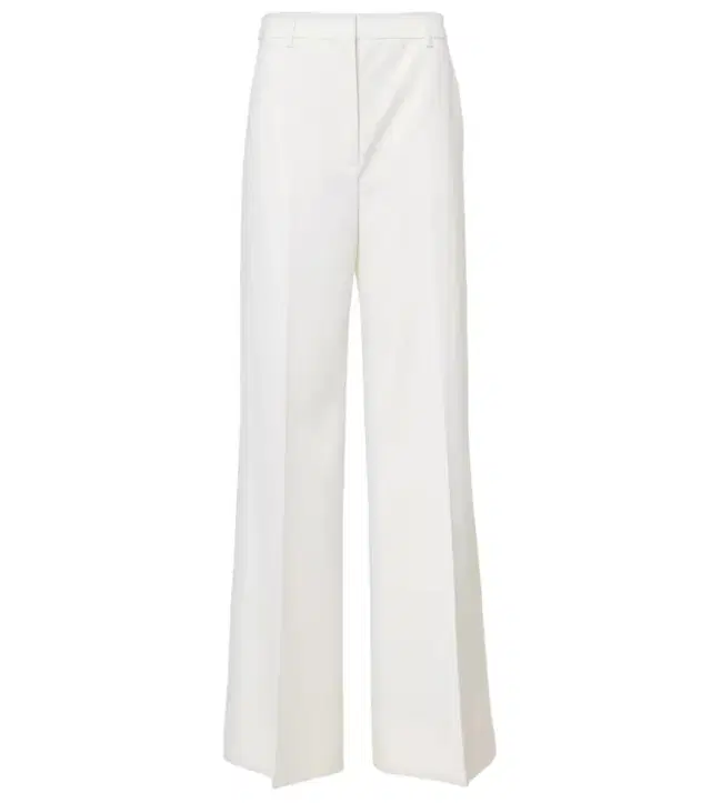 Stella McCartney High-rise pleated wool wide-leg pants