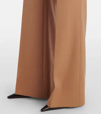 Stella McCartney Low-rise striped wool flared pants | Thumbnail 5