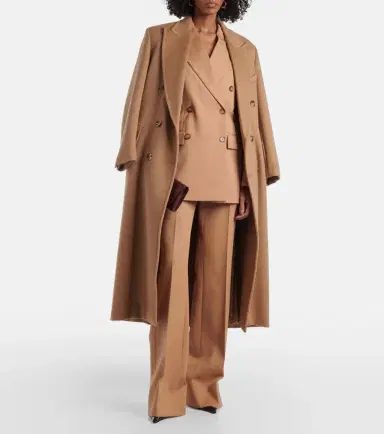 Stella McCartney Striped double-breasted wool blazer | Thumbnail 4