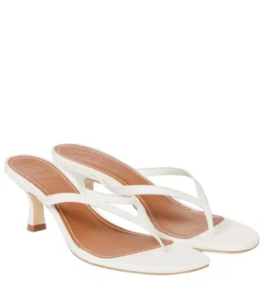 Staud Freja leather thong sandals | Thumbnail 1 Staud Freja leather thong sandals | Thumbnail 1