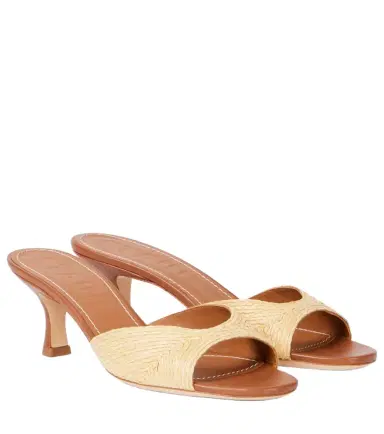 Staud Brigitte 55 leather-lined mules | Thumbnail 1