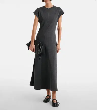 Proenza Schouler White Label Melanie cotton-blend midi dress | Thumbnail 2 Proenza Schouler White Label Melanie cotton-blend midi dress | Thumbnail 2